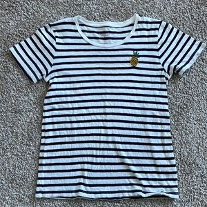 J. Crew Women’s Striped Pineapple Tee